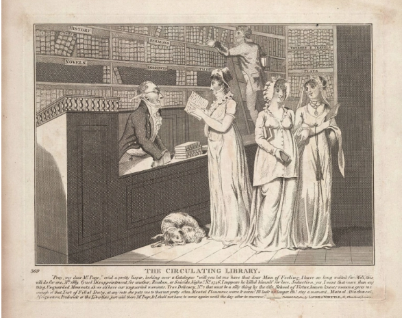 Book Borrowing During the Regency